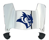 Rice Owls Mini Football Helmet Visor Shield w/ Clips - PICK VISOR & LOGO COLOR