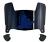 Rice Owls Mini Football Helmet Visor Shield w/ Clips - PICK VISOR & LOGO COLOR