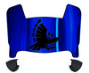 Rice Owls Mini Football Helmet Visor Shield w/ Clips - PICK VISOR & LOGO COLOR