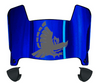 Rice Owls Mini Football Helmet Visor Shield w/ Clips - PICK VISOR & LOGO COLOR