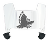 Rice Owls Mini Football Helmet Visor Shield w/ Clips - PICK VISOR & LOGO COLOR