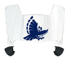 Rice Owls Mini Football Helmet Visor Shield w/ Clips - PICK VISOR & LOGO COLOR