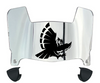 Rice Owls Mini Football Helmet Visor Shield w/ Clips - PICK VISOR & LOGO COLOR