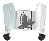 Rice Owls Mini Football Helmet Visor Shield w/ Clips - PICK VISOR & LOGO COLOR