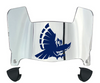 Rice Owls Mini Football Helmet Visor Shield w/ Clips - PICK VISOR & LOGO COLOR
