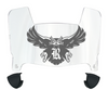 Rice Owls Mini Football Helmet Visor Shield w/ Clips - PICK VISOR & LOGO COLOR