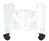 Rice Owls Mini Football Helmet Visor Shield w/ Clips - PICK VISOR & LOGO COLOR