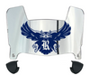 Rice Owls Mini Football Helmet Visor Shield w/ Clips - PICK VISOR & LOGO COLOR