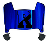 Rice Owls Mini Football Helmet Visor Shield w/ Clips - PICK VISOR & LOGO COLOR