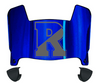 Rice Owls Mini Football Helmet Visor Shield w/ Clips - PICK VISOR & LOGO COLOR