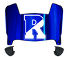 Rice Owls Mini Football Helmet Visor Shield w/ Clips - PICK VISOR & LOGO COLOR