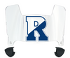 Rice Owls Mini Football Helmet Visor Shield w/ Clips - PICK VISOR & LOGO COLOR