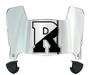 Rice Owls Mini Football Helmet Visor Shield w/ Clips - PICK VISOR & LOGO COLOR