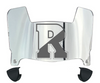 Rice Owls Mini Football Helmet Visor Shield w/ Clips - PICK VISOR & LOGO COLOR