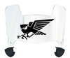 Rice Owls Mini Football Helmet Visor Shield w/ Clips - PICK VISOR & LOGO COLOR