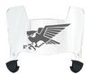 Rice Owls Mini Football Helmet Visor Shield w/ Clips - PICK VISOR & LOGO COLOR
