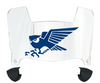 Rice Owls Mini Football Helmet Visor Shield w/ Clips - PICK VISOR & LOGO COLOR