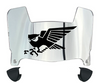 Rice Owls Mini Football Helmet Visor Shield w/ Clips - PICK VISOR & LOGO COLOR