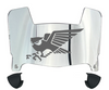 Rice Owls Mini Football Helmet Visor Shield w/ Clips - PICK VISOR & LOGO COLOR