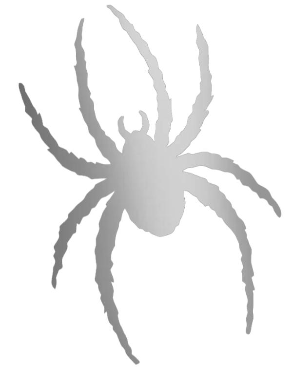 Richmond Spiders SILVER CHROME MIRROR Team Logo Premium DieCut Vinyl Decal PICK SIZE