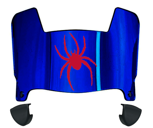 Richmond Spiders Mini Football Helmet Visor Shield w/ Clips - PICK VISOR & LOGO COLOR