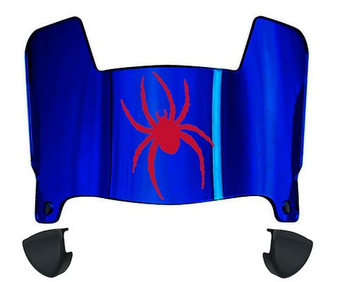 Richmond Spiders Mini Football Helmet Visor Shield w/ Clips - PICK VISOR & LOGO COLOR