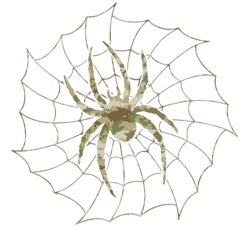 Richmond Spiders Spider Web Logo Salute to Service Camouflage Camo Vinyl Decal PICK SIZE