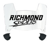 Richmond Spiders Mini Football Helmet Visor Shield w/ Clips - PICK VISOR & LOGO COLOR