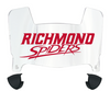 Richmond Spiders Mini Football Helmet Visor Shield w/ Clips - PICK VISOR & LOGO COLOR