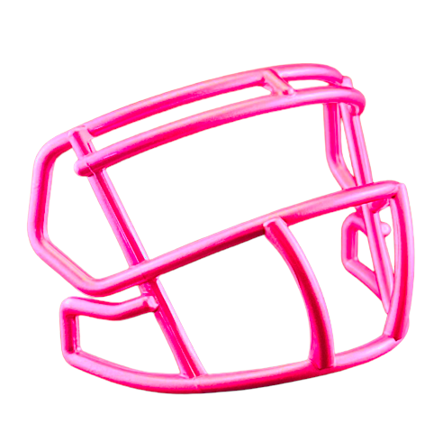 Hot Pink Custom Riddell Speed Mini Football Helmet Facemask