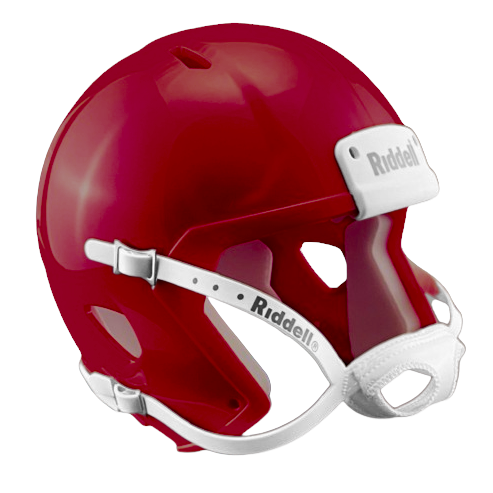 Dark Red Custom Riddell Speed Mini Football Helmet Blank Shell
