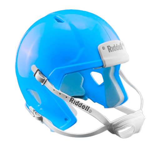 Light Blue Custom Riddell Speed Mini Football Helmet Blank Shell