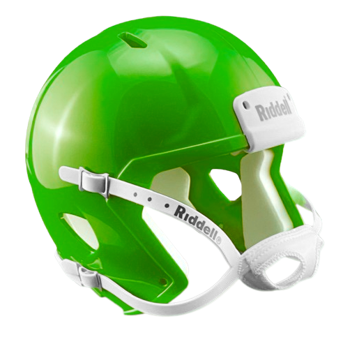 Lime Green Custom Riddell Speed Mini Football Helmet Blank Shell