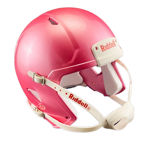 Pink Custom Riddell Speed Mini Football Helmet Blank Shell