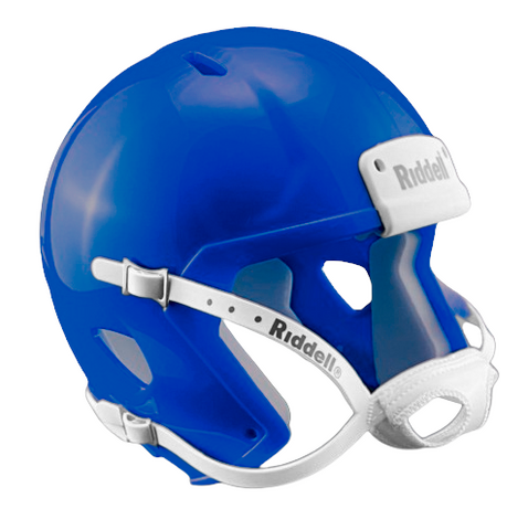 Royal Blue Custom Riddell Speed Mini Football Helmet Blank Shell