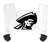 Robert Morris Colonials Mini Football Helmet Visor Shield w/ Clips - PICK VISOR & LOGO COLOR