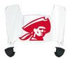Robert Morris Colonials Mini Football Helmet Visor Shield w/ Clips - PICK VISOR & LOGO COLOR