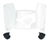 Robert Morris Colonials Mini Football Helmet Visor Shield w/ Clips - PICK VISOR & LOGO COLOR