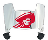 Robert Morris Colonials Mini Football Helmet Visor Shield w/ Clips - PICK VISOR & LOGO COLOR