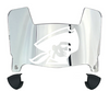 Robert Morris Colonials Mini Football Helmet Visor Shield w/ Clips - PICK VISOR & LOGO COLOR