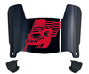 Robert Morris Colonials Mini Football Helmet Visor Shield w/ Clips - PICK VISOR & LOGO COLOR