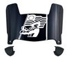 Robert Morris Colonials Mini Football Helmet Visor Shield w/ Clips - PICK VISOR & LOGO COLOR