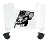 Robert Morris Colonials Mini Football Helmet Visor Shield w/ Clips - PICK VISOR & LOGO COLOR