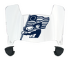 Robert Morris Colonials Mini Football Helmet Visor Shield w/ Clips - PICK VISOR & LOGO COLOR