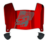 Robert Morris Colonials Mini Football Helmet Visor Shield w/ Clips - PICK VISOR & LOGO COLOR