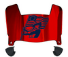 Robert Morris Colonials Mini Football Helmet Visor Shield w/ Clips - PICK VISOR & LOGO COLOR