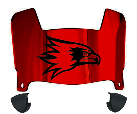 SE Missouri State Redhawks Mini Football Helmet Visor Shield w/ Clips - PICK VISOR & LOGO COLOR