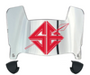 SE Missouri State Redhawks Mini Football Helmet Visor Shield w/ Clips - PICK VISOR & LOGO COLOR