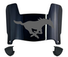SMU Mustangs Mini Football Helmet Visor Shield w/ Clips - PICK VISOR & LOGO COLOR