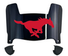 SMU Mustangs Mini Football Helmet Visor Shield w/ Clips - PICK VISOR & LOGO COLOR